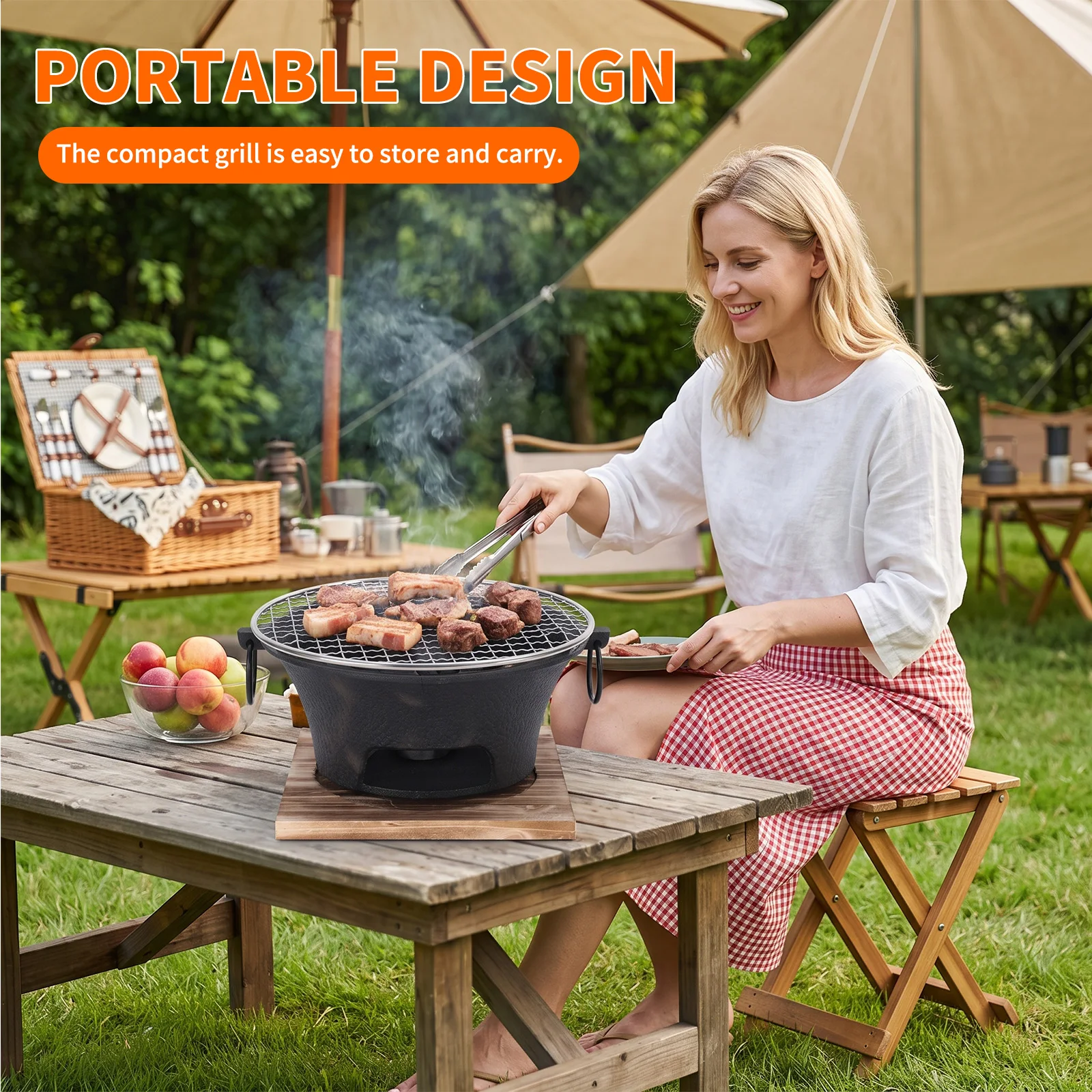 Stainless Steel Barbecue Grill - Image 4